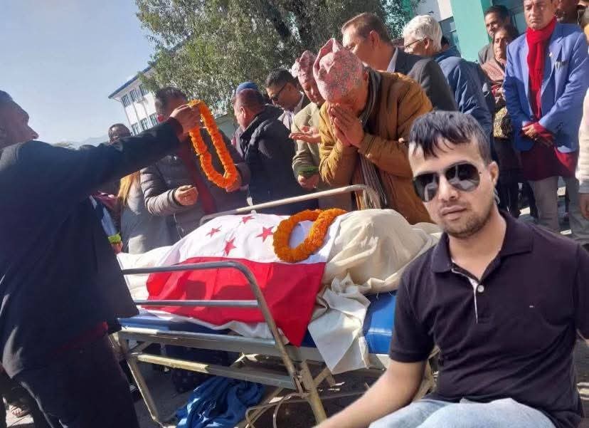 प्रदेश सांसद भोजराज अर्याललाई पुत्रशोक, ३८ वर्षीय जेठा सुपुत्रको निधन
