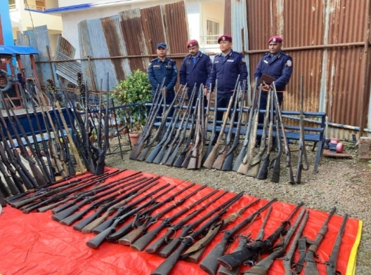 बागलुङमा ४० दिनमा ११५ थान अवैध भरुवा बन्दुक बरामद
