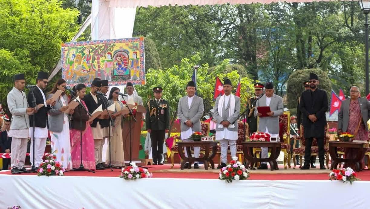 बालेन शाहले लिए प्रधानमन्त्री पदको शपथ
