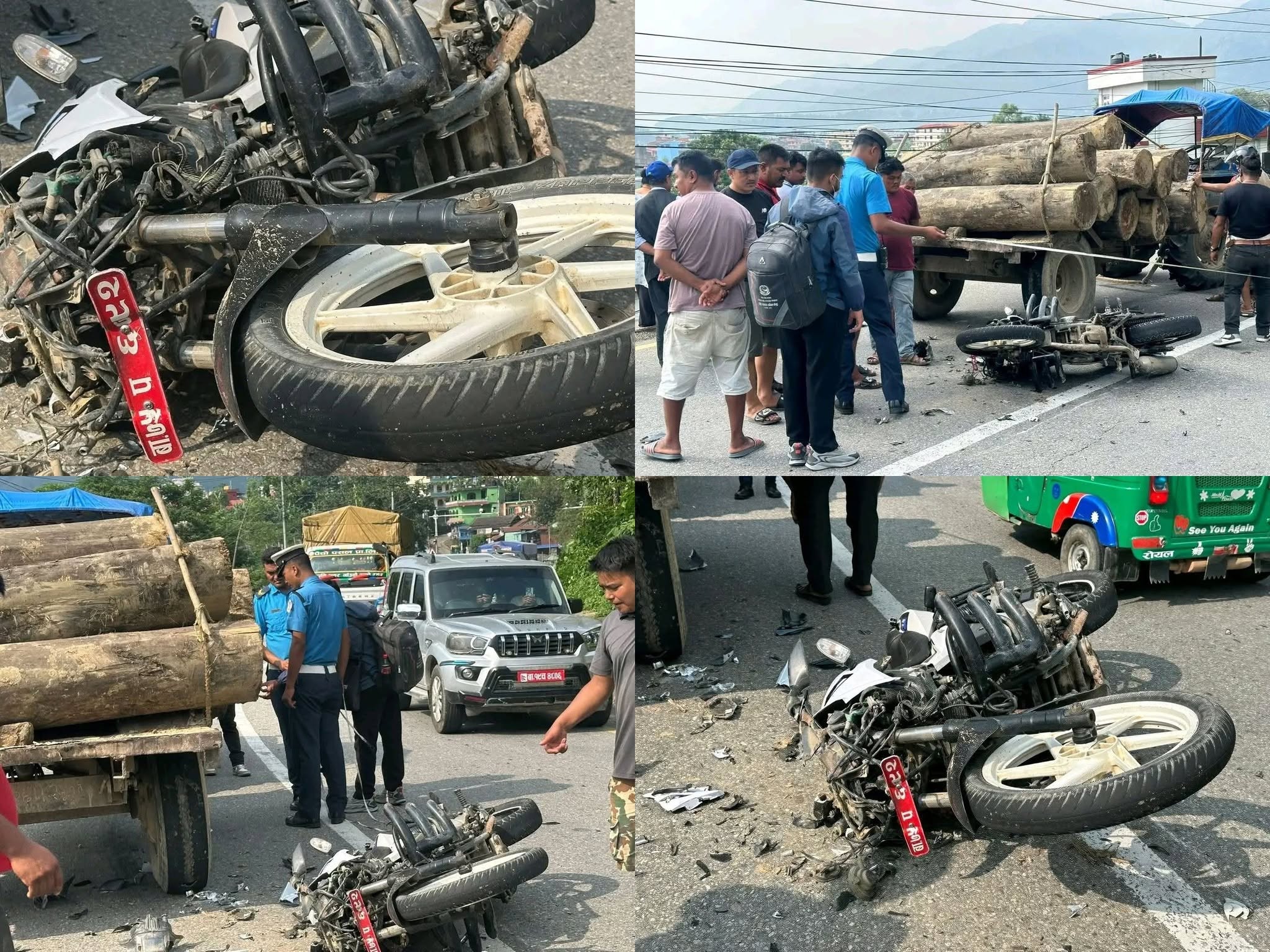 बिपी राजमार्गमा ट्याक्टर–मोटरसाइकल ठोक्किँदा युवकको मृत्यु
