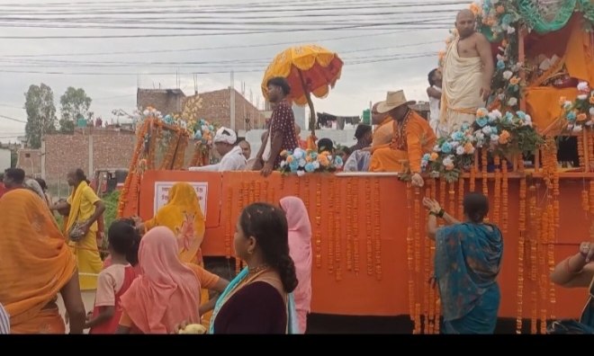 गौशालामा धार्मिक गतिविधिप्रति बढ्दो आकर्षण, पहिलोपटक सम्पन्न भयो भगवान् जगन्नाथको रथयात्रा